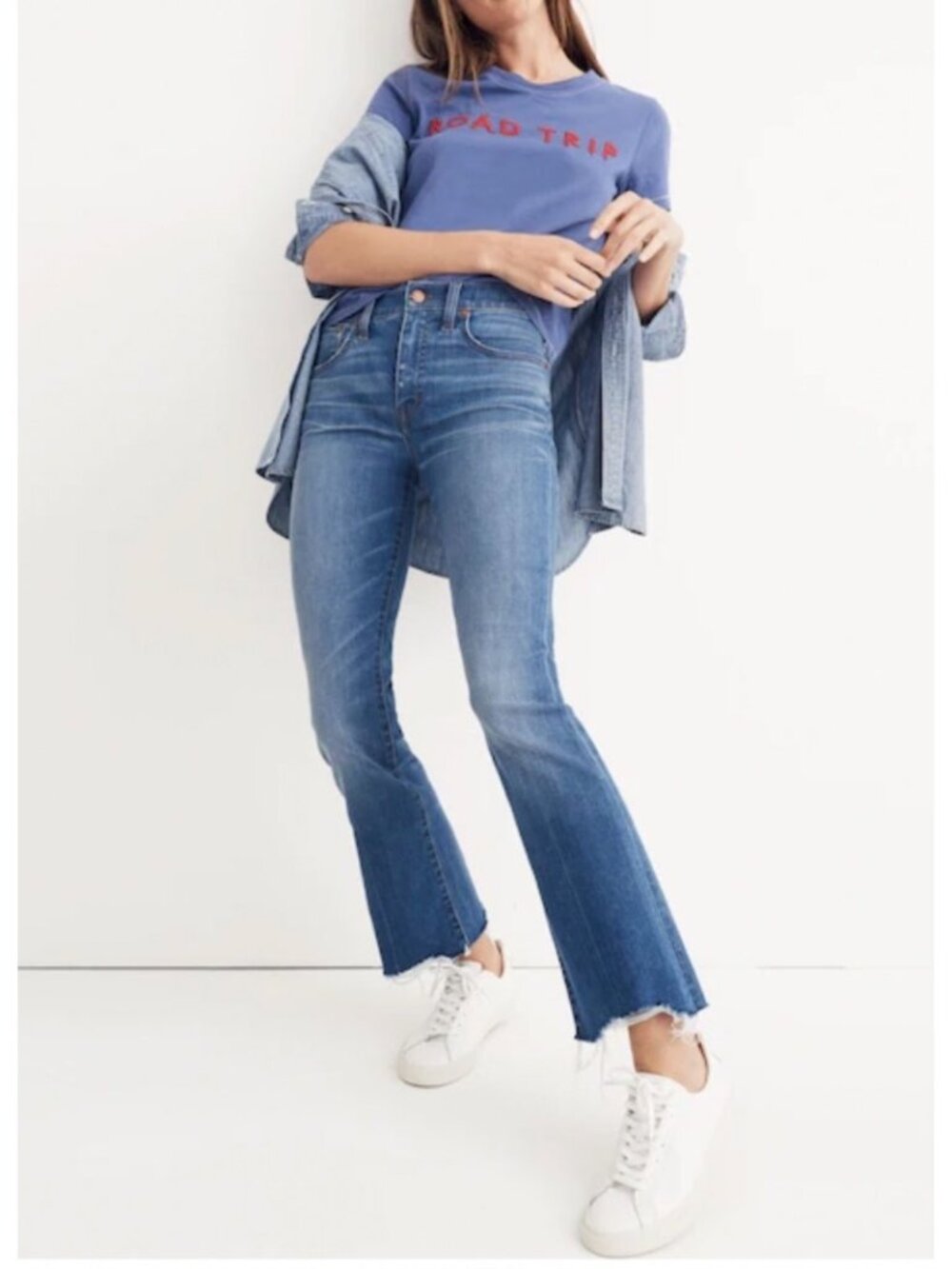 Madewell Cali Demi-Boot Jeans Size 29 Raw Hem High Rise